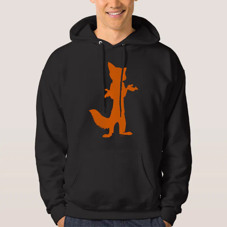 Zootopia | Nick Wilde Silhouette Hoodie | Zazzle