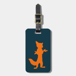 Zootopia Nick Wilde Silhouette Luggage Tag
