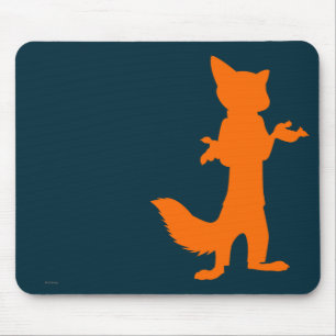 Zootopia Nick Wilde Silhouette Mouse Pad