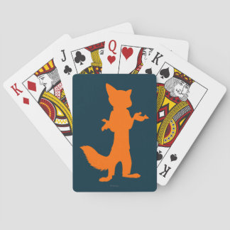 Zootopia | Nick Wilde Silhouette Playing Cards