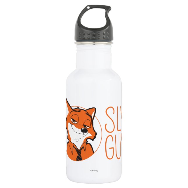 Zootopia | Nick Wilde - Sly Guy Stainless Steel Water Bottle (Front)