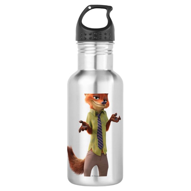 Zootopia | Nick Wilde Stainless Steel Water Bottle (Front)
