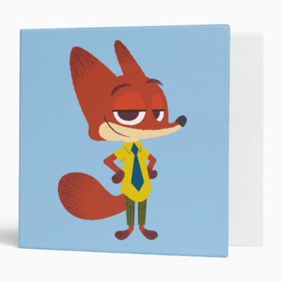 Zootopia | Nick Wilde - The Sly Fox 3 Ring Binder