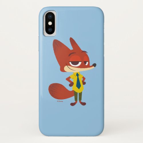Zootopia  Nick Wilde _ The Sly Fox iPhone X Case