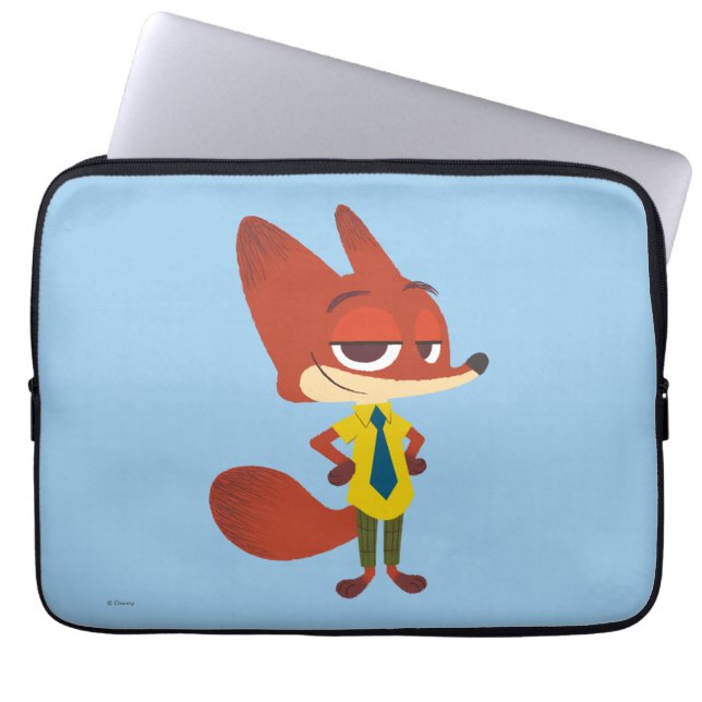 Zootopia | Nick Wilde - The Sly Fox Laptop Sleeve (Front)