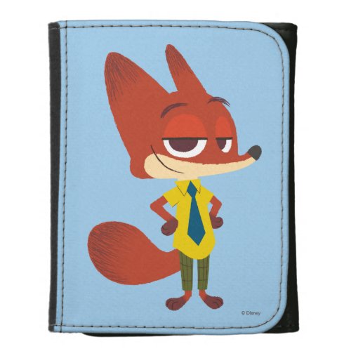 Zootopia  Nick Wilde _ The Sly Fox Leather Tri_fold Wallet