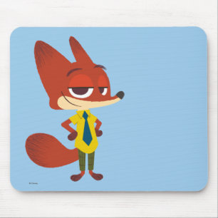 Zootopia   Nick Wilde - The Sly Fox Mouse Pad