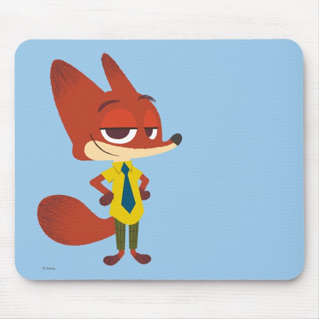Zootopia | Nick Wilde - The Sly Fox Mouse Pad (Front)