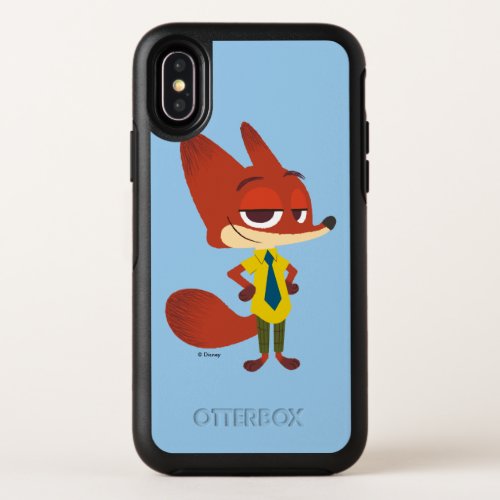 Zootopia  Nick Wilde _ The Sly Fox OtterBox Symmetry iPhone X Case