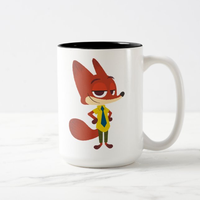 Zootopia | Nick Wilde - The Sly Fox Two-Tone Coffee Mug (Right)