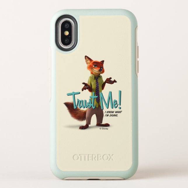 Zootopia | Nick Wilde - Trust Me! Otterbox iPhone Case (Back)
