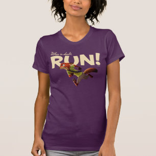 Zootopia   Nick Wilde - When in Doubt, RUN! T-Shirt