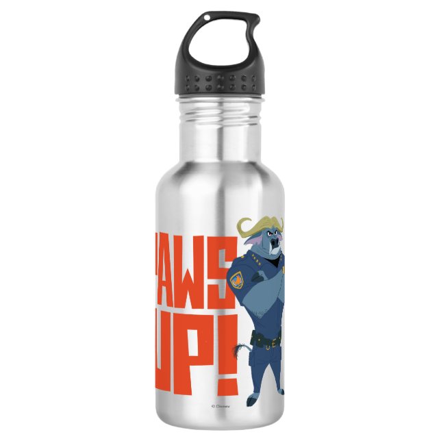 Zootopia | Paws Up! Stainless Steel Water Bottle (Front)