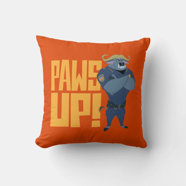 Zootopia | Paws Up! Throw Pillow (Front)