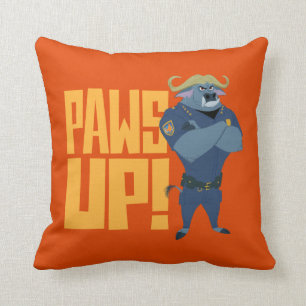 Zootopia Paws Up! Throw Pillow