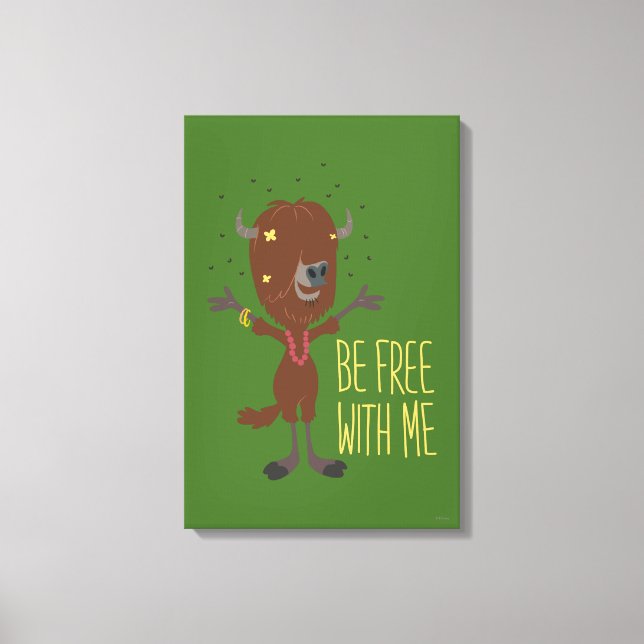 Zootopia | Yax - Be Free with Me Canvas Print (Front)