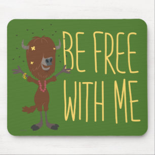 Zootopia Yax - Be Free with Me Mouse Pad