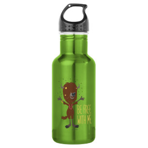 Zootopia Yax - Be Free with Me Stainless Steel Water Bottle