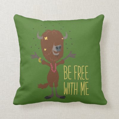 Zootopia | Yax - Be Free with Me Throw Pillow