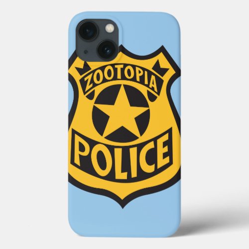 Zootopia  Zootopia Police Badge iPhone 13 Case