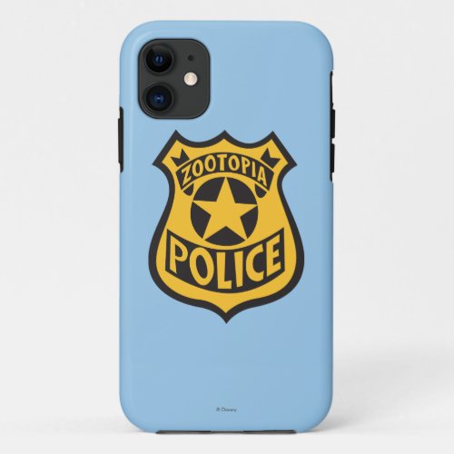 Zootopia  Zootopia Police Badge iPhone 11 Case