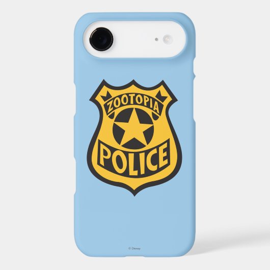 Zootopia | Zootopia Police Badge Case-Mate iPhone Case (Back)