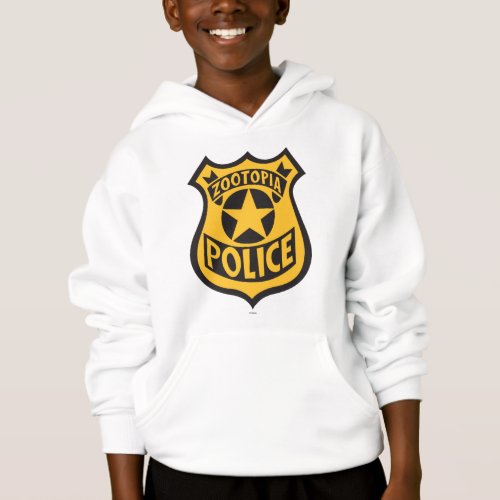 Zootopia  Zootopia Police Badge Hoodie