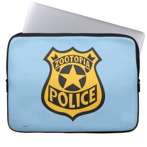 Zootopia  Zootopia Police Badge Laptop Sleeve