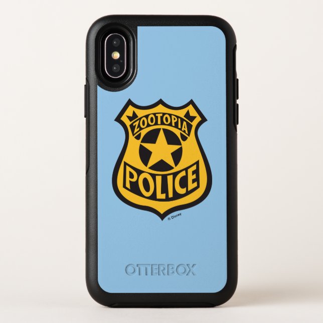 Zootopia | Zootopia Police Badge Otterbox iPhone Case (Back)
