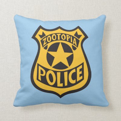Zootopia | Zootopia Police Badge Throw Pillow