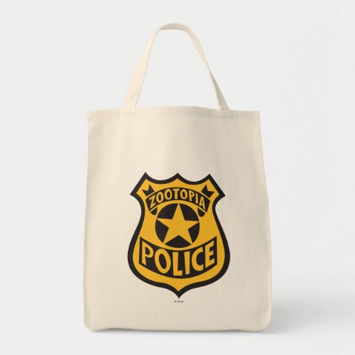 Zootopia  Zootopia Police Badge Tote Bag