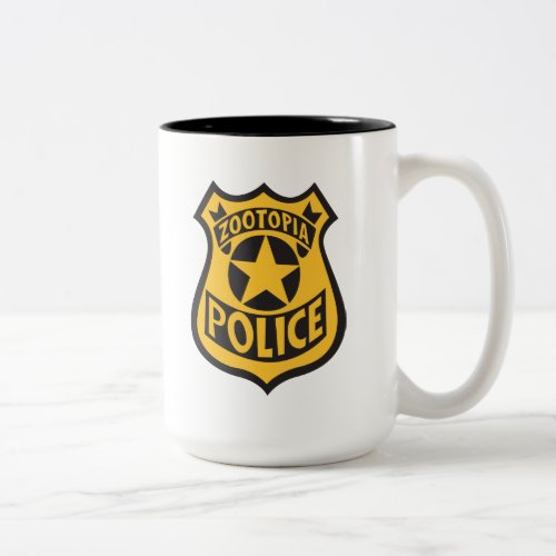 Zootopia  Zootopia Police Badge Two_Tone Coffee Mug