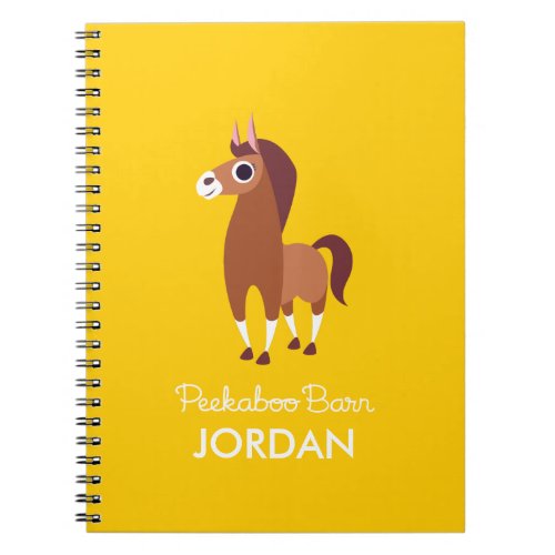 Zora the Horse Notebook