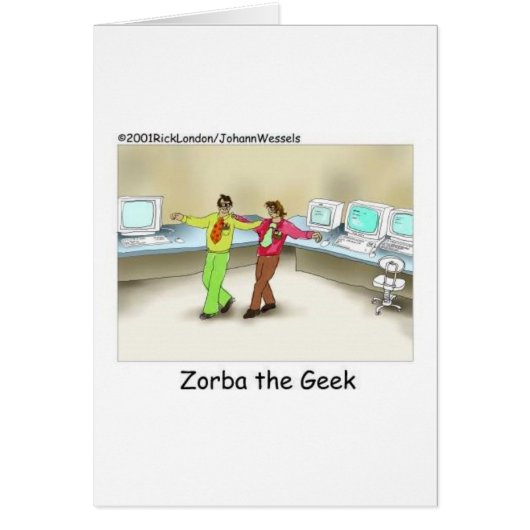 Zorba The Geek Funny Gifts & Collectibles (Front)