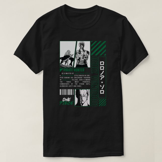 ZORO - ONE PIECE - URBAN Coll. V0.1  T-Shirt (Design Front)