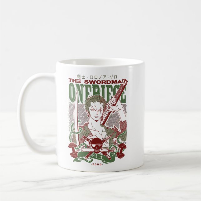 Zoro Roronoa One Piece Coffee Mug (Left)