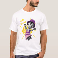 ZOU Hello Summer Adorable Girl Zebra