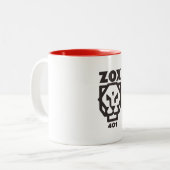 ZOX "401 Tiger" - Two-Tone Coffee Mug (Front Left)