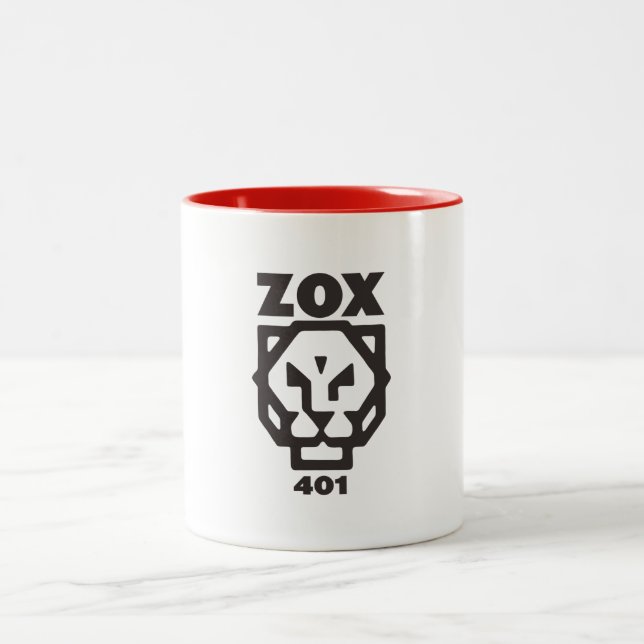 ZOX "401 Tiger" - Two-Tone Coffee Mug (Center)
