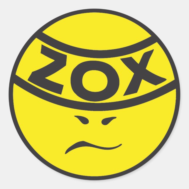 ZOX Band - ZOXMAN - Classic 3" Round Sticker (Front)