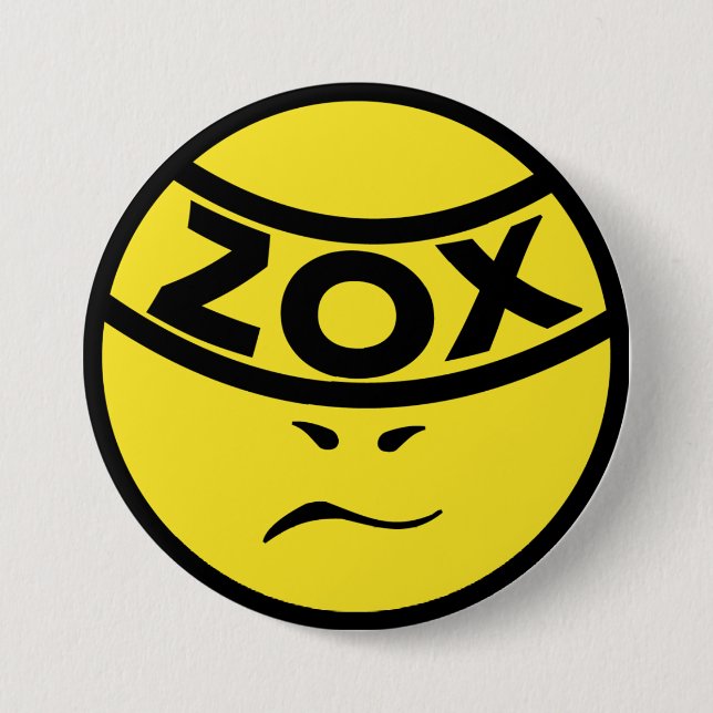 ZOX Band - ZOXMAN - Classic Button (Front)