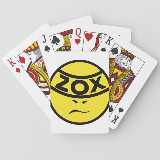ZOX Band - ZOXMAN - Playing Cards (Back)