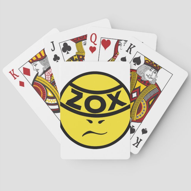 ZOX Band - ZOXMAN - Poker Cards (Back)
