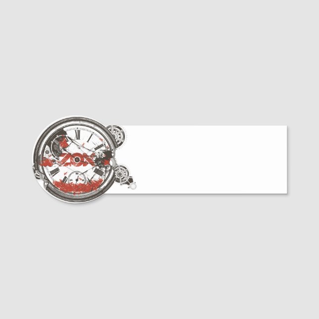 ZOX ID - ClockWorks Logo Name Tag (Front)