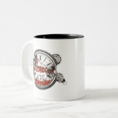 ZOX - Line in the Sand - Two-Tone Coffee Mug (Front Left)
