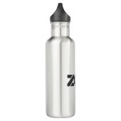 ZOX - Line in the Sand TypeFace Stainless Steel Water Bottle (Left)