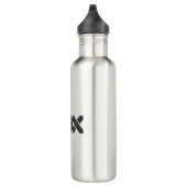 ZOX - Line in the Sand TypeFace Stainless Steel Water Bottle (Right)