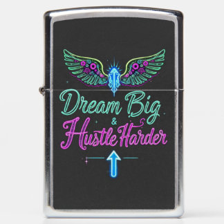 ZOYNK Dream Big and Hustle Harder 0041110 Zippo Lighter