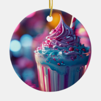 ZOYNK Milkshake Ceramic Ornament