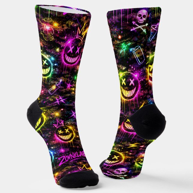 Zoynk Neon Socks 0047677 (Angled)